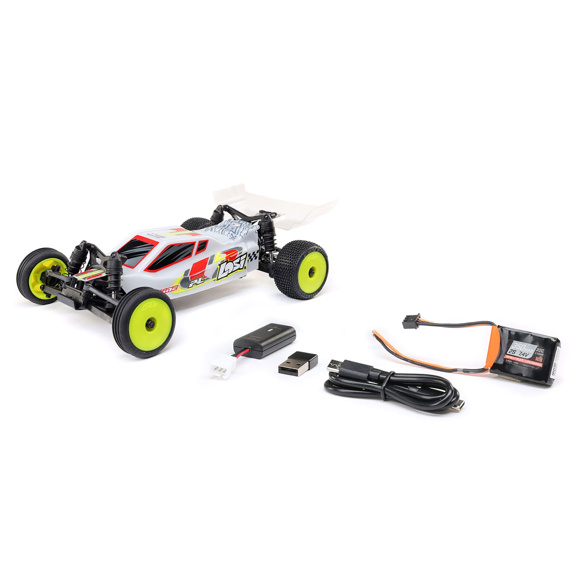 ホビーラジコン ki-mi Amazon.co.jp: Losi Micro-B 2輪駆動バギー ホワイト RTR